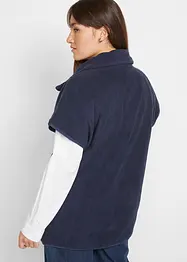 Fleeceväst i återvunnen polyester, bonprix