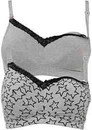 Amningsbehå (2-pack), ekologisk bomull, bpc bonprix collection - Nice Size