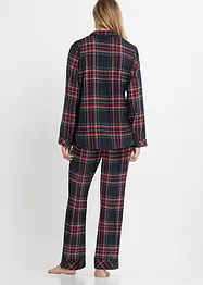 Vävd flanellpyjamas, bonprix