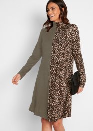Leopardmönstrad trikåklänning, bpc selection
