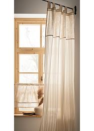 Mönstrad gardinlängd i ekologisk bomull (1-pack), bpc living bonprix collection
