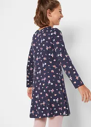 Jerseyklänning av ekologisk bomull (2-pack), bonprix