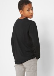 Långärmad T-shirt för pojkar, smal passform, bpc bonprix collection