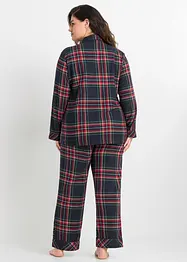 Vävd flanellpyjamas, bonprix