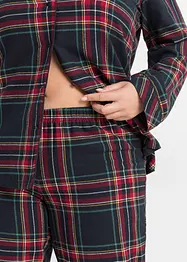 Vävd flanellpyjamas, bonprix