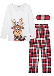 Pyjamas med sovmask, bonprix