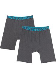 Boxershorts med långa ben för pojkar (2-pack), bpc bonprix collection
