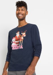 Långärmad tröja med julmotiv, bpc bonprix collection