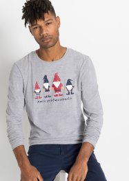 Långärmad tröja med julmotiv, bpc bonprix collection