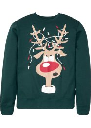 Sweatshirt med återvunnen polyester och julmotiv, bpc bonprix collection
