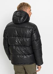 Täckjacka i materialblandning med återvunnen polyester, avslappnad passform, RAINBOW