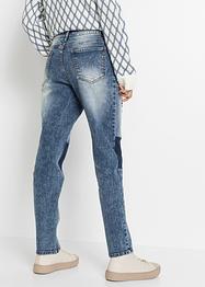 Boyfriendjeans med tygmärken, RAINBOW