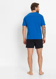 Pyjamas med shorts och mjuk bomull, bonprix