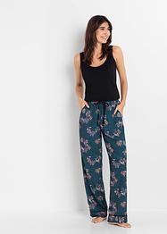 Pyjamasbyxa i matt satin, bpc bonprix collection