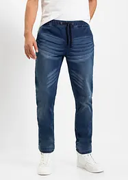 Trikåjeans, smal passform, raka ben, bonprix