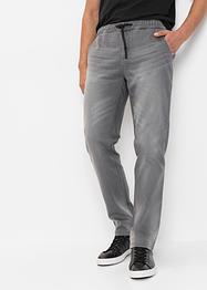 Stretchiga trikåjeans, smal passform, raka ben, John Baner JEANSWEAR