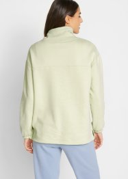 Extra mjuk sweatshirt med halvpolokrage, bpc bonprix collection