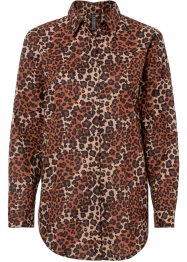 Lång leopardmönstrad skjorta, RAINBOW