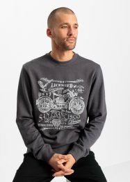 Sweatshirt med MC-tryck, John Baner JEANSWEAR