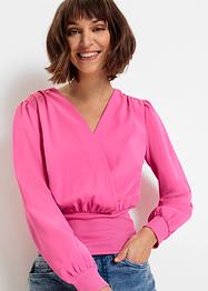 Blus med omlottlook, BODYFLIRT