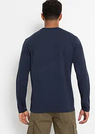 Långärmad farfarströja med ekologisk bomull (2-pack), bonprix