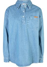 Jeansblus i oversizemodell, John Baner JEANSWEAR