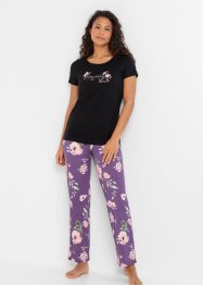 Pyjamas med byxa och shorts (4-delat set), bpc bonprix collection