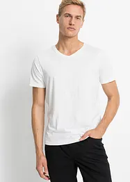 T-shirt med V-ringning (5-pack), bonprix