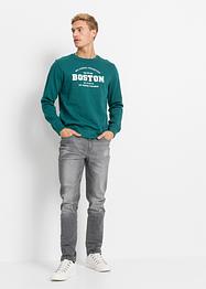 Stretchjeans, smal passform, avsmalnande ben, John Baner JEANSWEAR