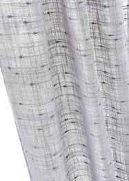 Enfärgad gardin med linnelook (1-pack), bpc living bonprix collection