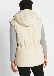 Vadderad väst med huva, bpc bonprix collection