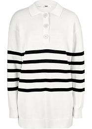 Tröja med polokrage och slits i sidan, bpc bonprix collection