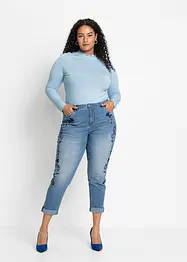 Slim Jeans Mid Waist, cropped, bonprix