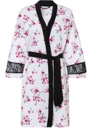 Kimono i trikå med spets, bpc bonprix collection