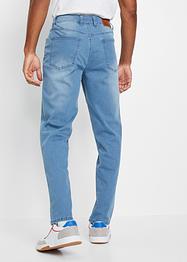 Powerstretchjeans med T-400 och bekvämt snitt, klassisk passform, avsmalnande ben, John Baner JEANSWEAR