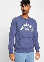 Sweatshirt med återvunnen polyester, John Baner JEANSWEAR