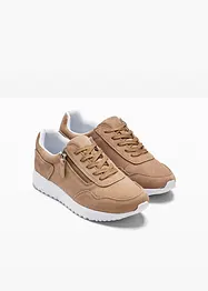 Sneakers i skinn, bonprix