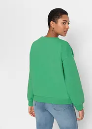 Sweatshirt med texttryck, bonprix