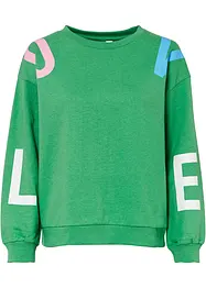 Sweatshirt med texttryck, bonprix