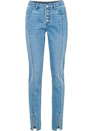 Stretchjeans med slits, BODYFLIRT