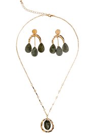 Halsband och örhänge (3-delat smyckset), bpc bonprix collection