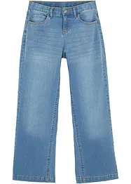 Wide Leg Jeans Mid Waist för barn, bonprix
