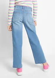 Wide Leg Jeans Mid Waist för barn, bonprix