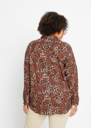 Lång leopardmönstrad skjorta, RAINBOW