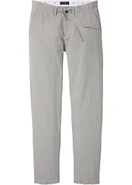 Dra på-linnechinos, Regular Fit, Straight, bonprix