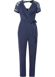 Jumpsuit med spets, bonprix