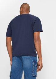 T-shirt med band i midjan, avslappnad passform, John Baner JEANSWEAR