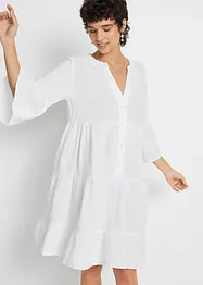 Tunikaklänning i muslin, bonprix