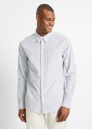 Långärmad linnemixskjorta med uppvikbara ärmar, bpc bonprix collection