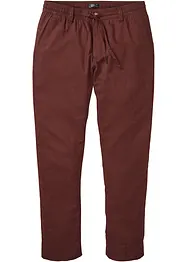 Chinos med linneandel, Regular Fit, Straight, bonprix